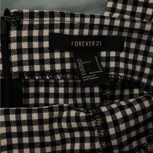Forever 21 Monochrome Checkered Pattern
